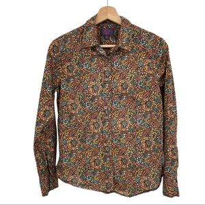 J. Crew Perfect Shirt Liberty Little Marquess Women’s 4  Floral Button-down